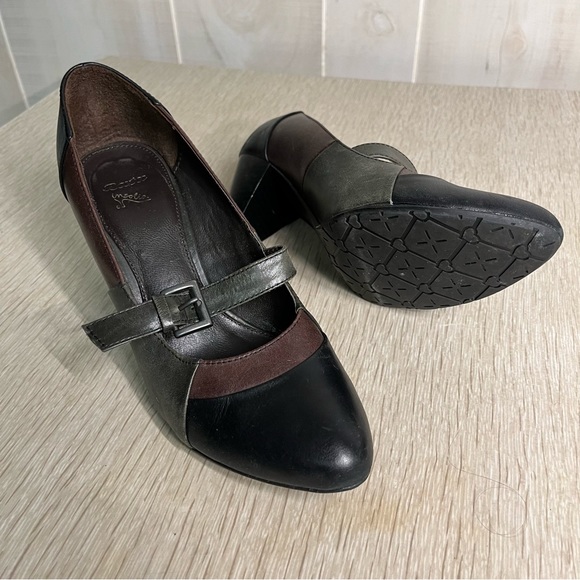 Bata Insolia Multicolored leather heels - Picture 5 of 7